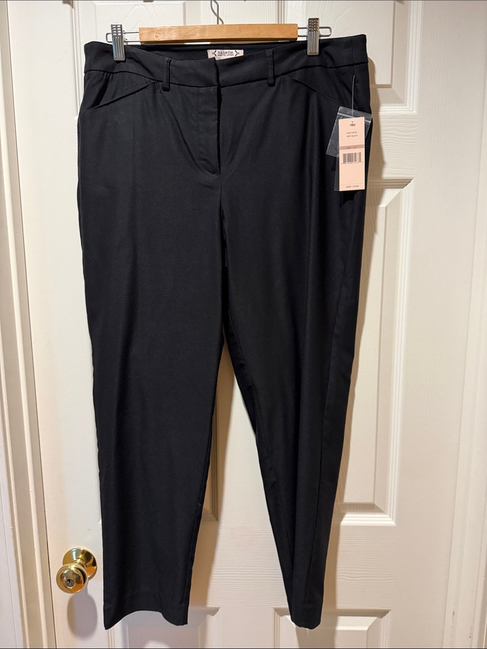 Nanette Lepore Black Tailored Tapered Trousers